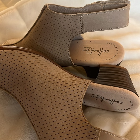 NWT Collection by Clarks open toe bootie. - Picture 5 of 9